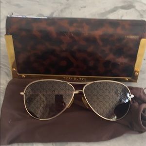 Tory Burch Logo Sunglasses